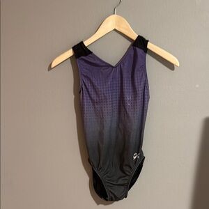 GK Purple and Black Kids Bodysuit